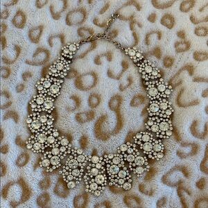 Elegant Gold and Silver Statement Necklace
